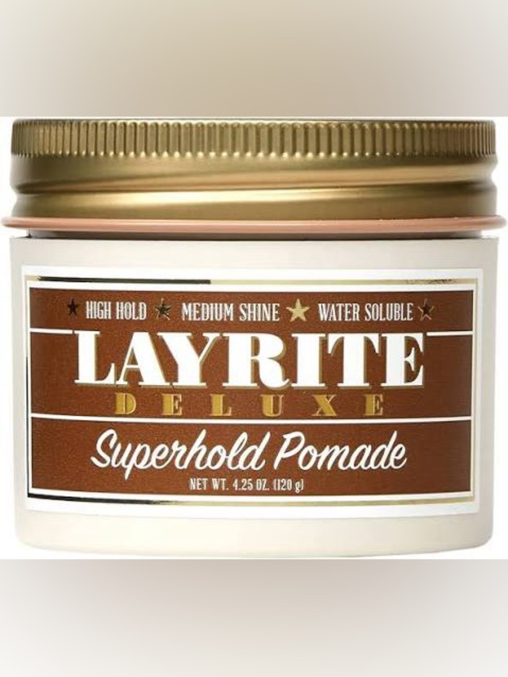 Layrite Deluxe Superhold Pomade 4.25 oz